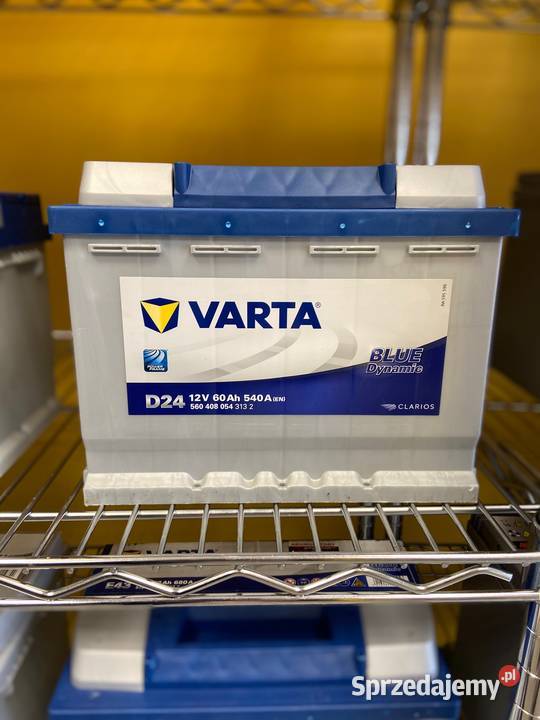 Akumulator VARTA Blue Dynamic D24 60Ah 540A Rok produkcji 2023 Tczew
