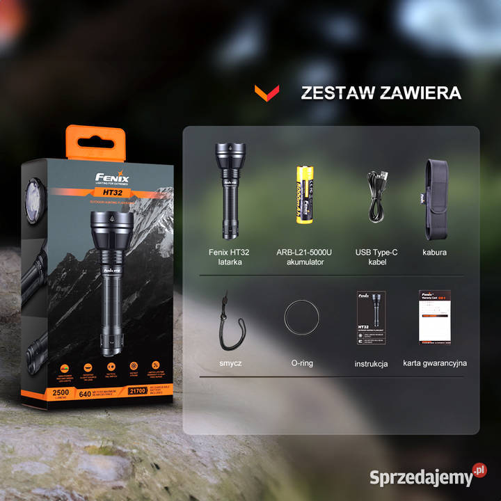 Latarka myśliwska Fenix HT32