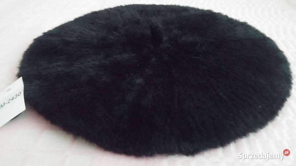 Nowy z metką beret damski czarny możliwa wysyłka