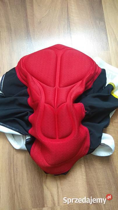 Spodenki rowerowe sportowe szelki wkładka bib Odzież sportowa Świebodzice sprzedam