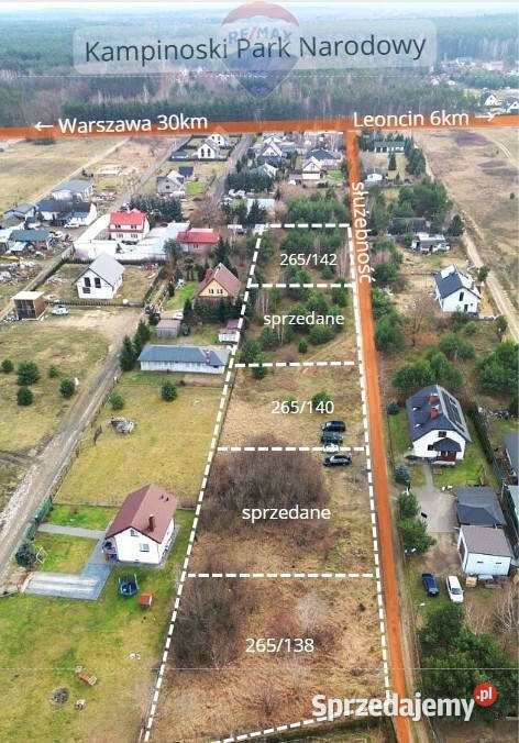 Działka budowlana 1000m2 Nowe Grochale budowlana Sprzedaż