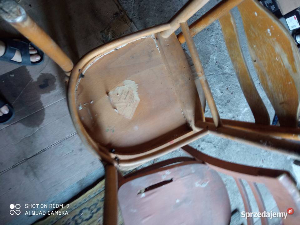 stare krzesełka z PRL Sypniewo