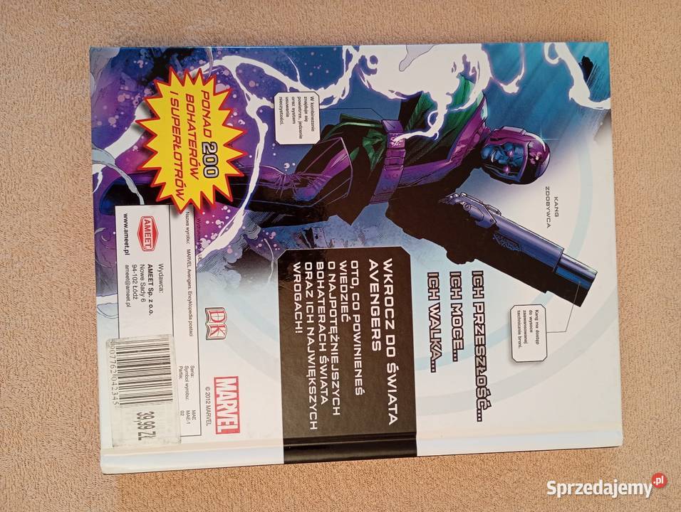 Marvel The Avengers encyklopedia postaci Łódź