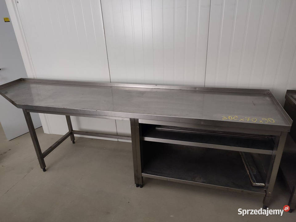 Stół roboczy nierdzewny 3000 x 700 x 900mm małopolskie sprzedam