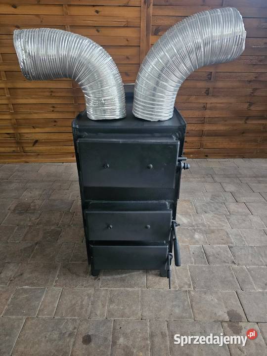 Piec nadmuchowy 25 kW duże palenisko solidny śląskie Rybnik