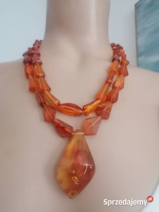 Naszyjnik Bursztyn Vintage Białystok