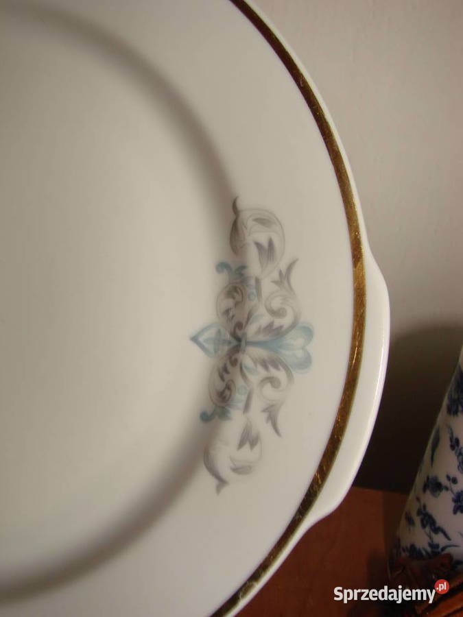 Włocławek porcelanowy talerz PRL Pruszcz Gdański