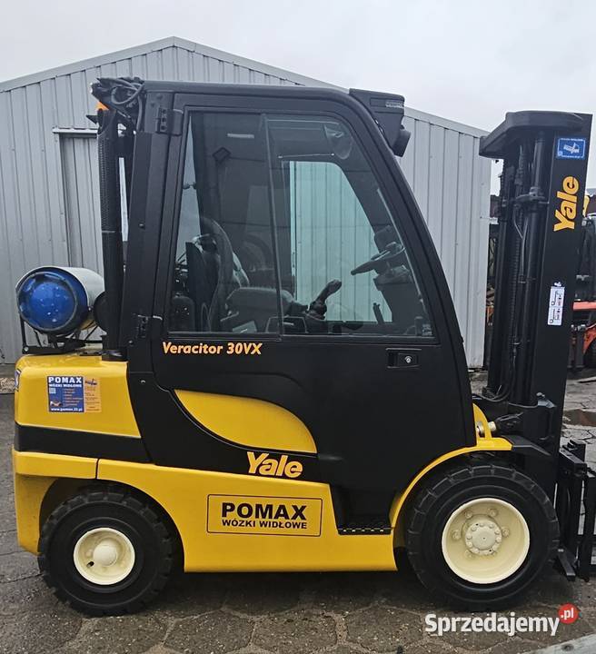 YALE GLP25VX Wózek widłowy 3 T 2013r triplex Oborniki
