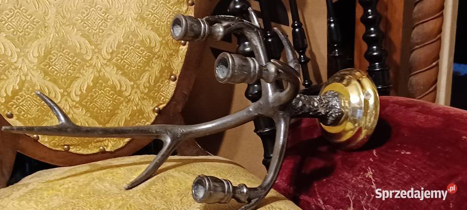 ŚWIECZNIK RĘKODZIELO METAL STOLOWY Poznań sprzedam