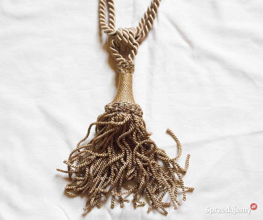 Sznury do zasłon upinacze do zasłon chwosty Gdańsk