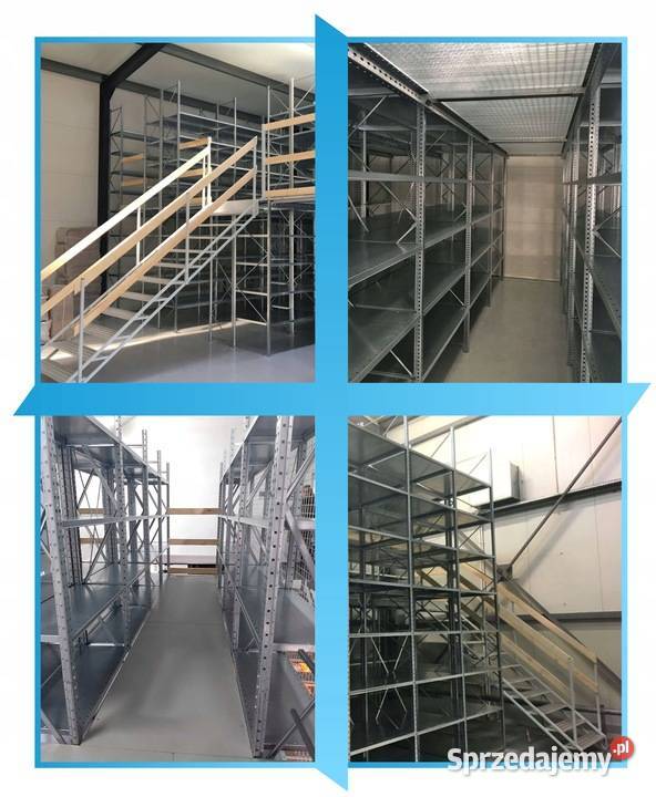 ANTRESOLE MAGAZYNOWE AM3 60 m2 REGAŁ PÓŁKOWY Biznes i Przemysł Lębork