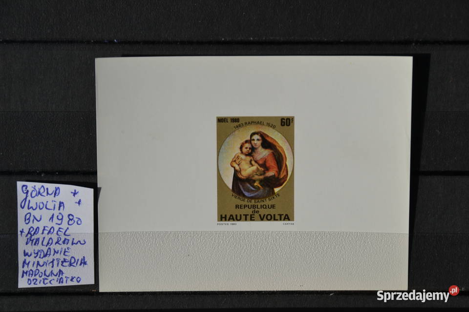 Znaczki Górna Wolta Boże Narodzenie Wydanie Sobótka sprzedam