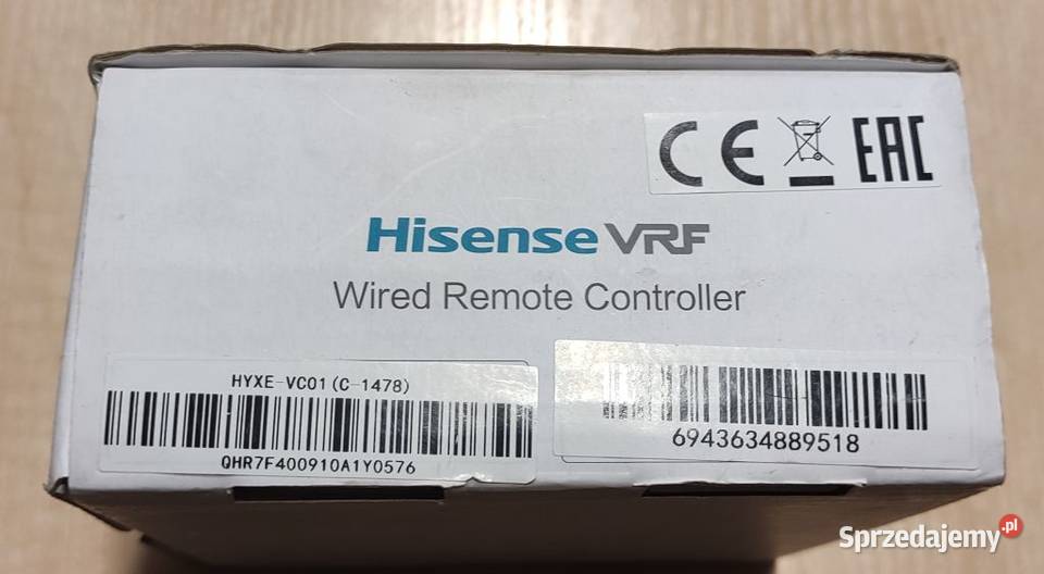 Hisense HYXEVC01 sterownik przewodowy do pomp Pozostałe łódzkie Łódź