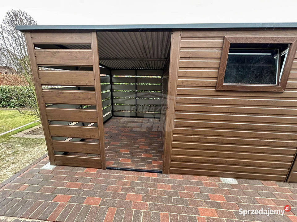 Schowek domek ogrodowy 35x3 m wiata 2x3 m brama Kalisz sprzedam