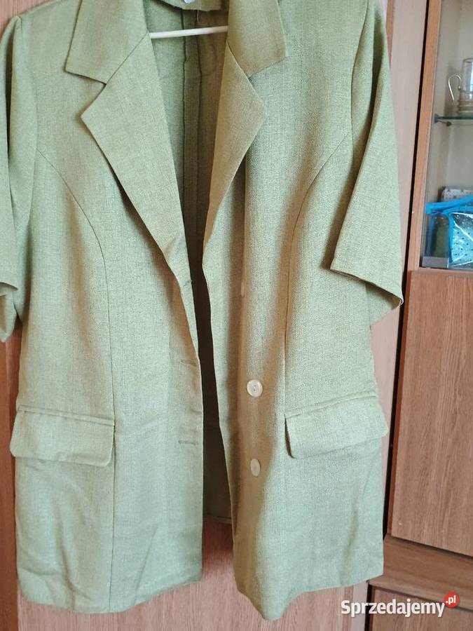 Komplet 3 częściowy z lnu Jarocin sprzedam