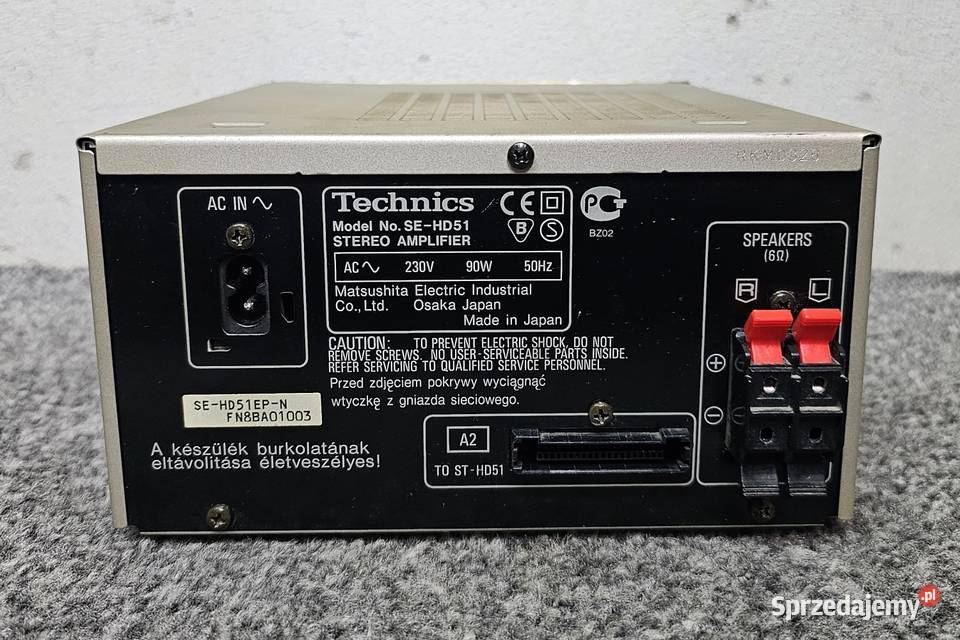 Wzmacniacz stereo Technics SEHD51 Wysyłka