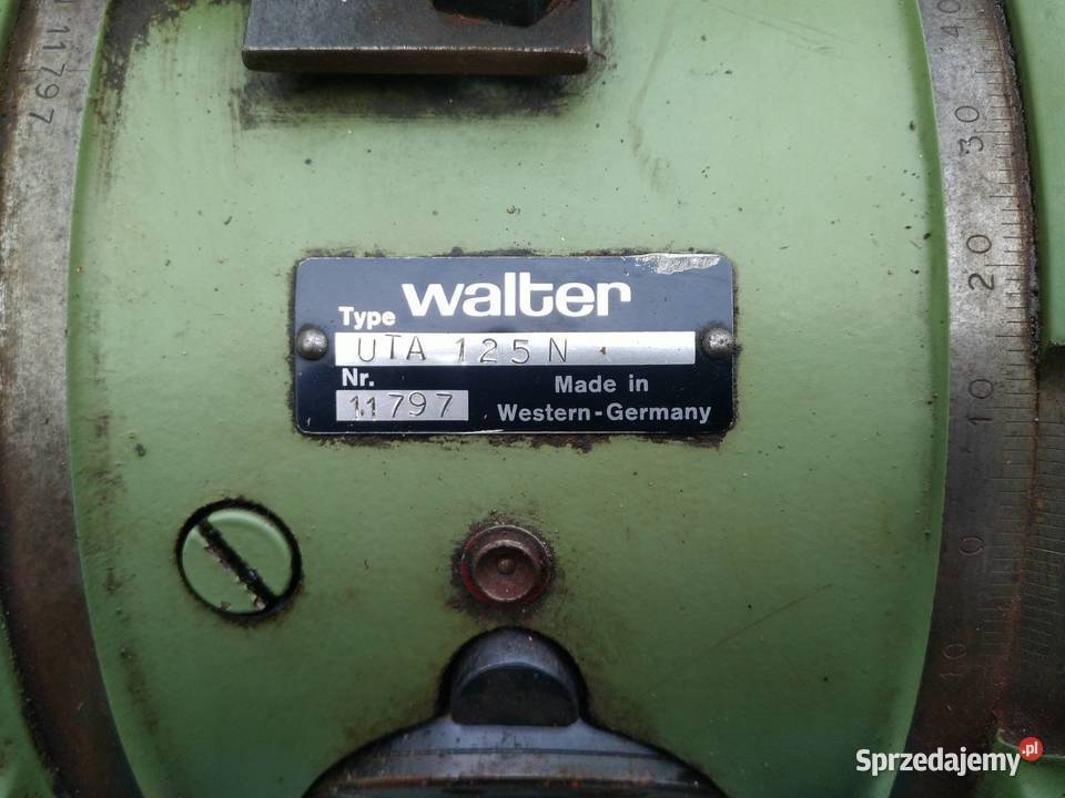 Podzielnica frezerska CNC Walter UTA 125N z łódzkie