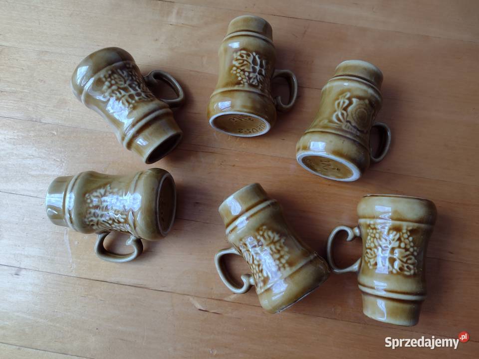 kufelki ceramiczne Kubuś Mirostowice PRL wys 9 6 Przemyśl