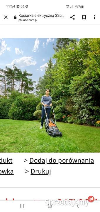 Kosiarka Black Decker 1000 Wat Bochnia