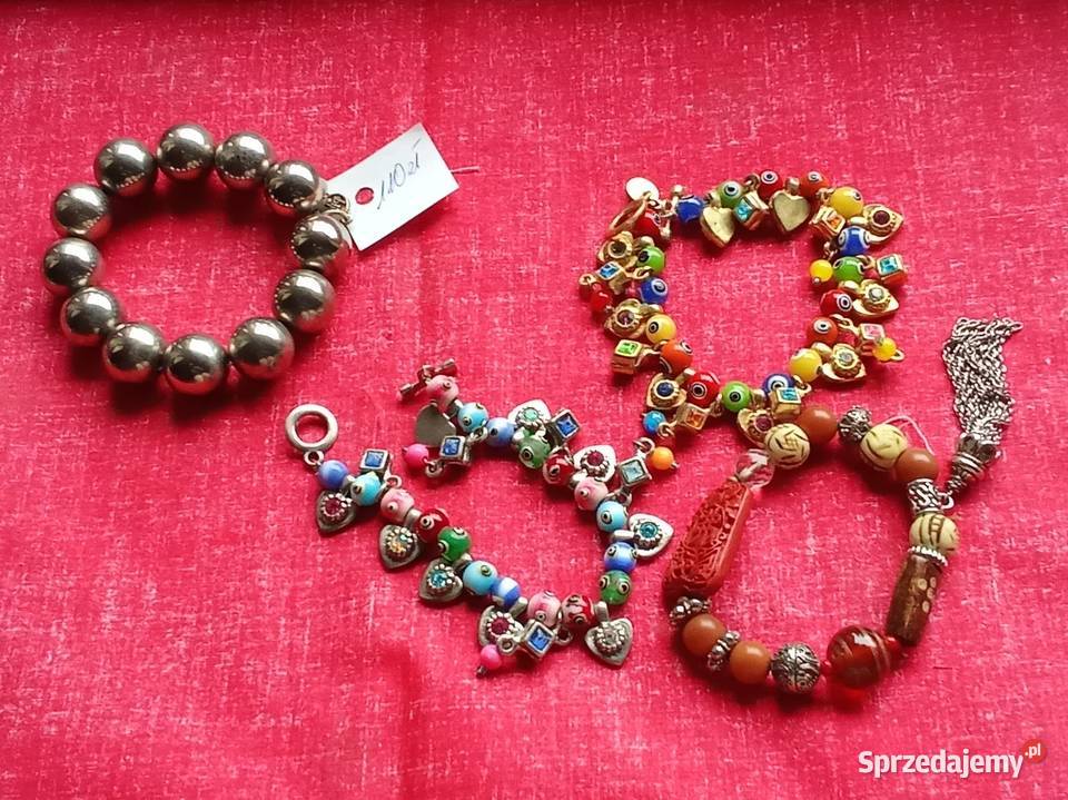 Bransoletki że są kla kamienia metalu 110 sztukę Prusim