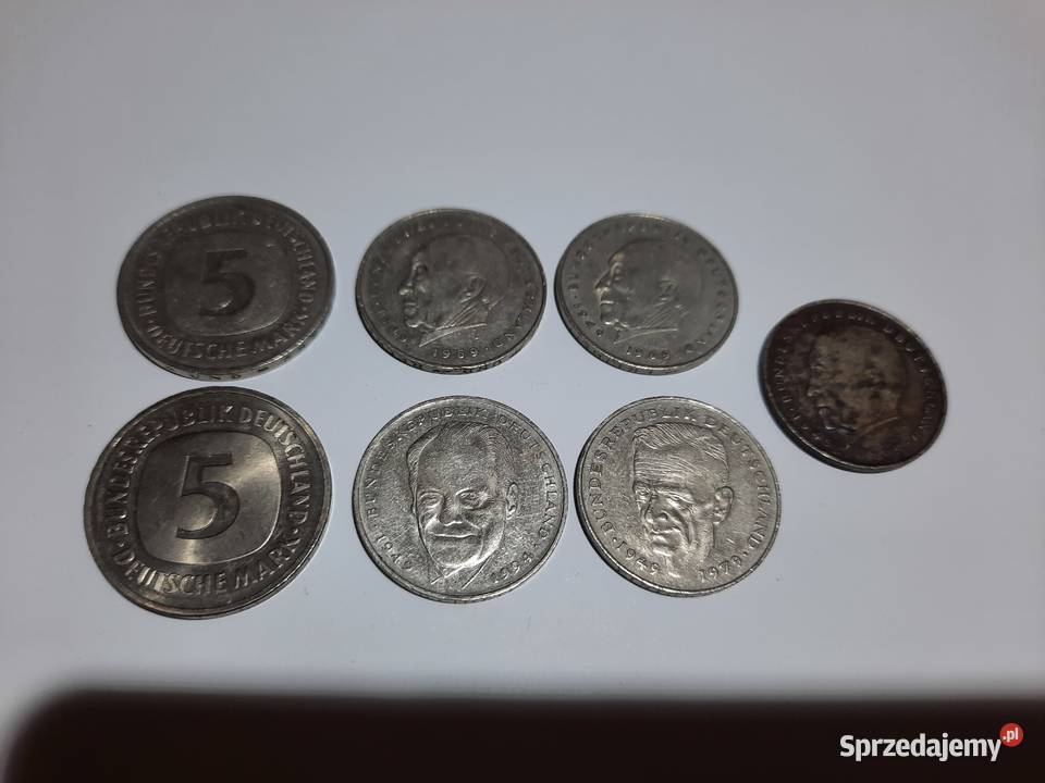 MONETY Niemcy 2x5 5x2 Marki Antyki, Sztuka, Kolekcje Warszawa