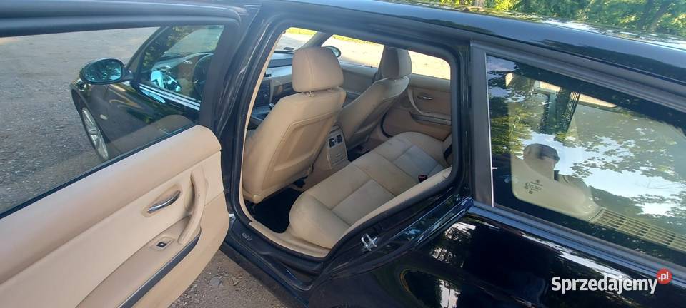 Bmw seria 3 20 benzyna 2007 najtańsza sprawna czarny Legnica sprzedam