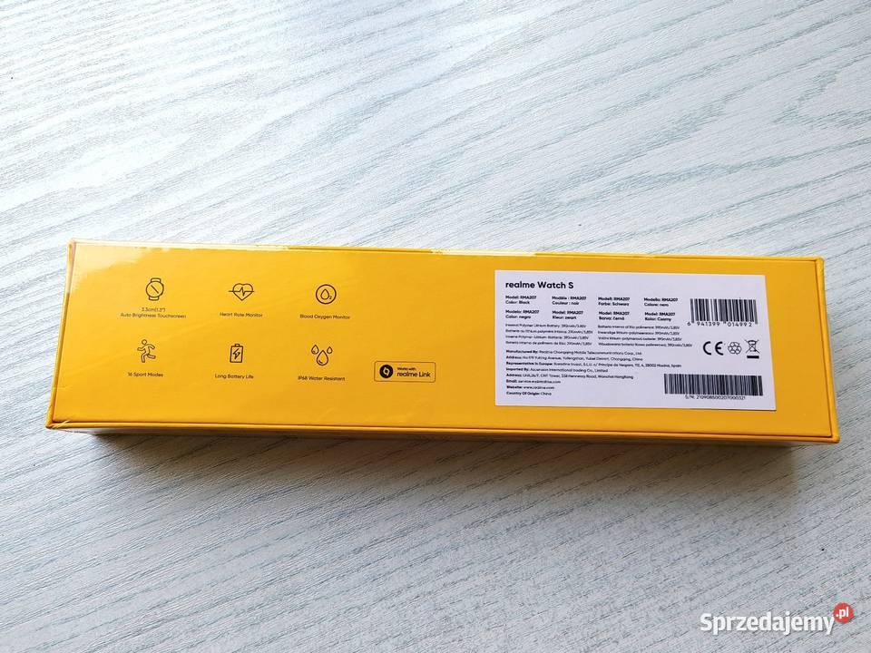 Smartwatch Realme Watch S Nowy Zafoliowany Super Piotrków Trybunalski