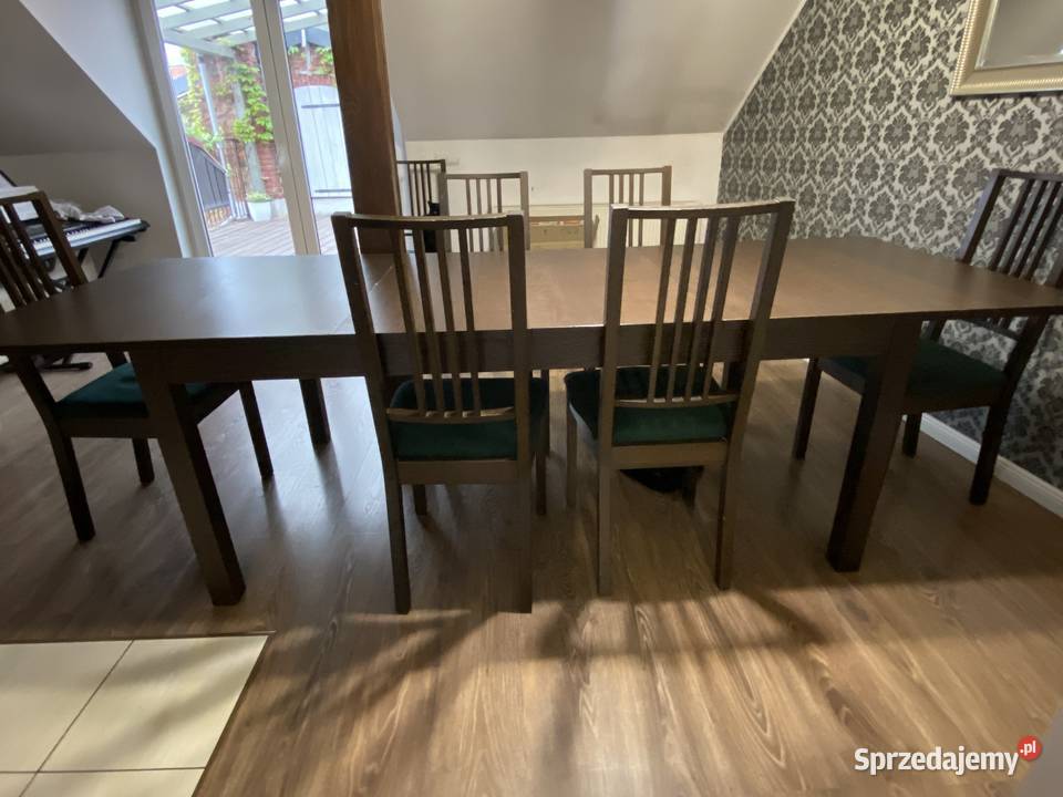 Stół i krzesła Bjurst Ikea wielkopolskie Międzychód