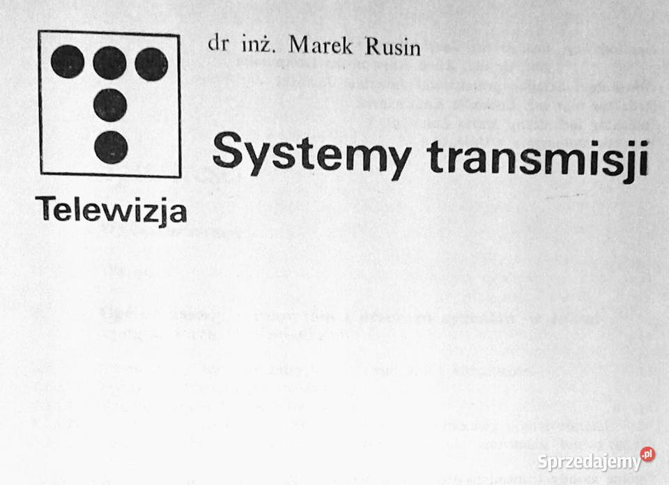 Telewizja Systemy transmisji Marek Rusin Chełm