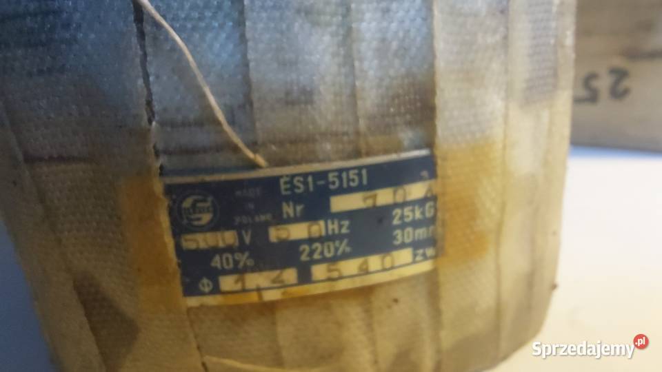 Cewka do elektromagnesu ES15151 25 Pozostałe Dąbrowa Górnicza