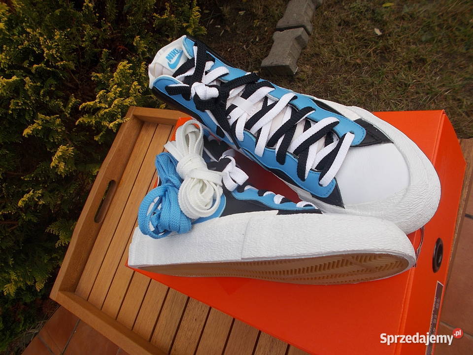 r45 Nike Blazer Mid Sacai White Black Legend Nike Sportowe Poznań