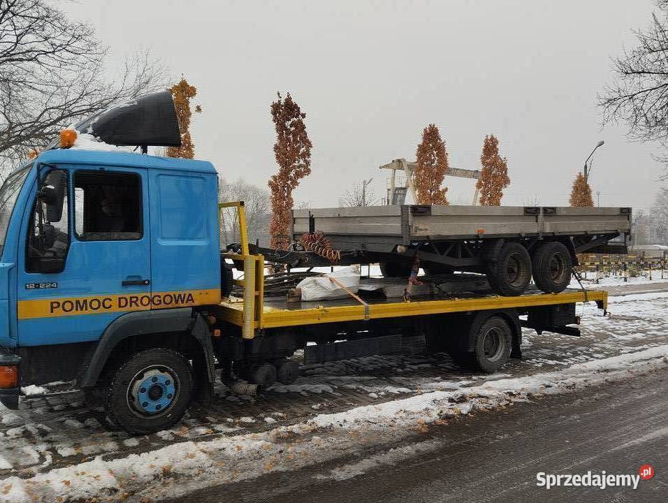 Usługi lawetą pomocą drogową transport maszyn śląskie