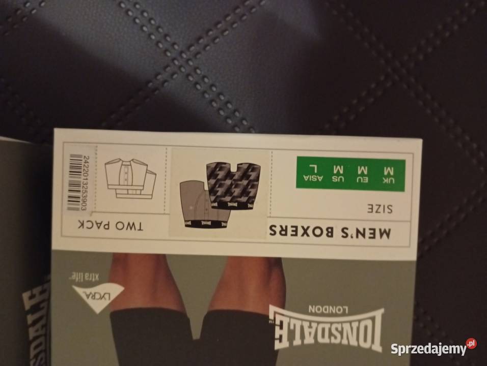 Majtki bokserki męskie Lonsdale Końskie