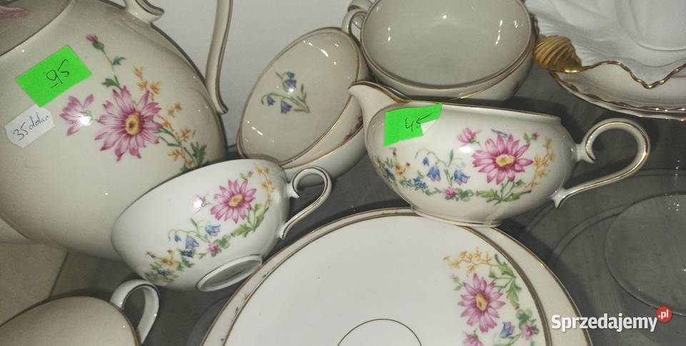 Filiżanka do herbaty z talerzykiem deserowym