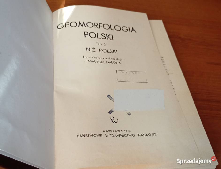 Geomorfologia Polski T 2 Niż Polski Rajmund pomorskie Gdańsk