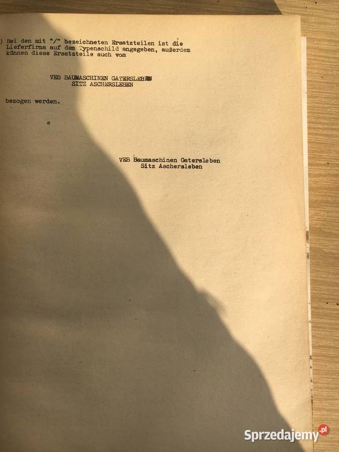 Grundmittelpa Kombinationswalze K12 Teil 2 Antykwariat sprzedam