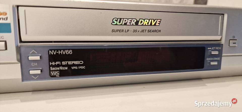 Panasonic SuperDrive NVHV66 SQPB Video VHS Międzychód