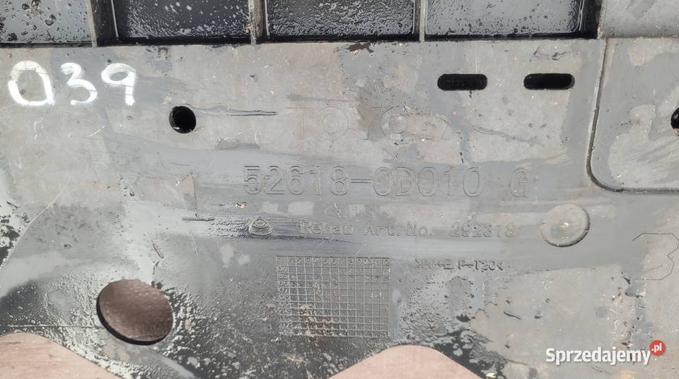 TOYOTA YARIS II 0609 OSŁONA PŁYTA POD ZDERZAK osobowe Motoryzacja Ruda Śląska