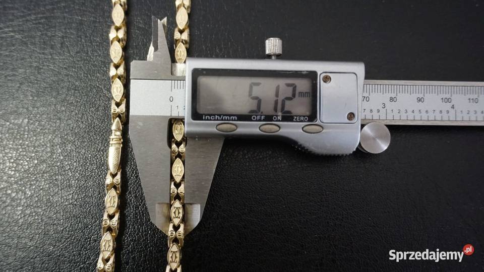 NOWY ZŁOTY ŁAŃCUSZEK AWANGARDOWY SPLOT 45G złoto Warszawa