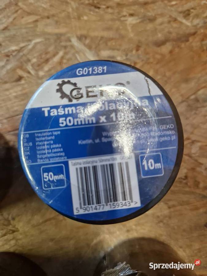 Taśma izolacyjna 50mmx10m wielkopolskie Głogowa