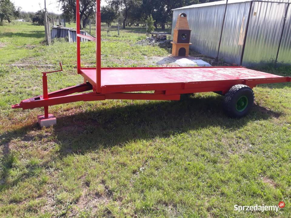 Przyczepa sadownicza jednoosiowa