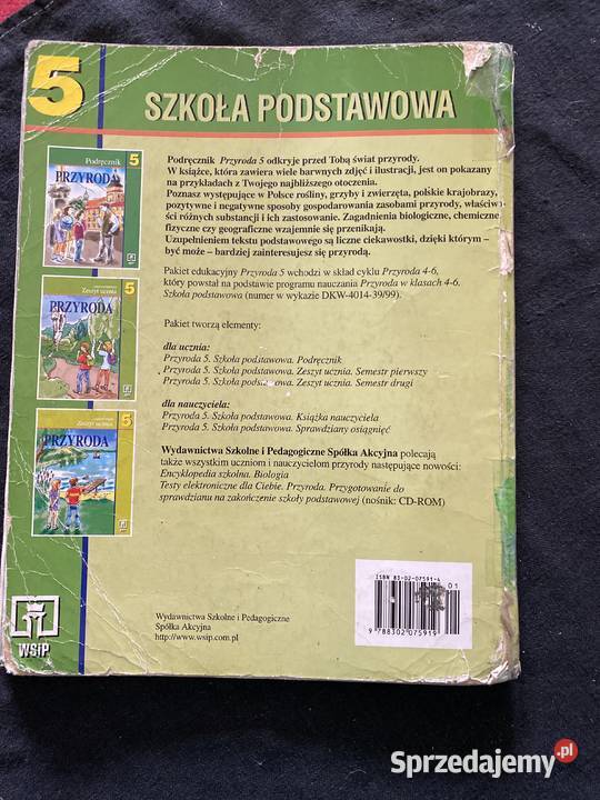 Przyroda kl5podrecznikpraca zbiorowa Lublin sprzedam