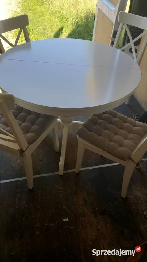 Stol ikea Ingatorp i 4 krzesla Stoły wielkopolskie Kórnik sprzedam