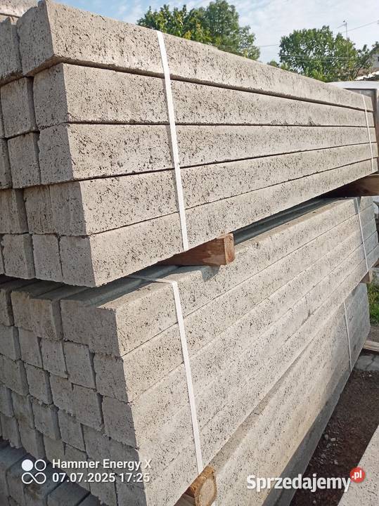 Słupki betonowe 2m220m250m275m Słupek betonowy Słupki Biała Podlaska
