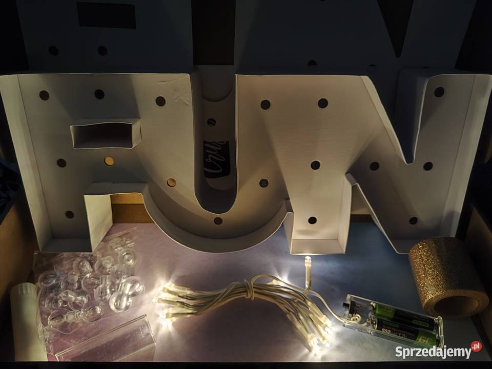 Fun Świecący Napis Neon Fun Zestaw kreatywny Warszawa