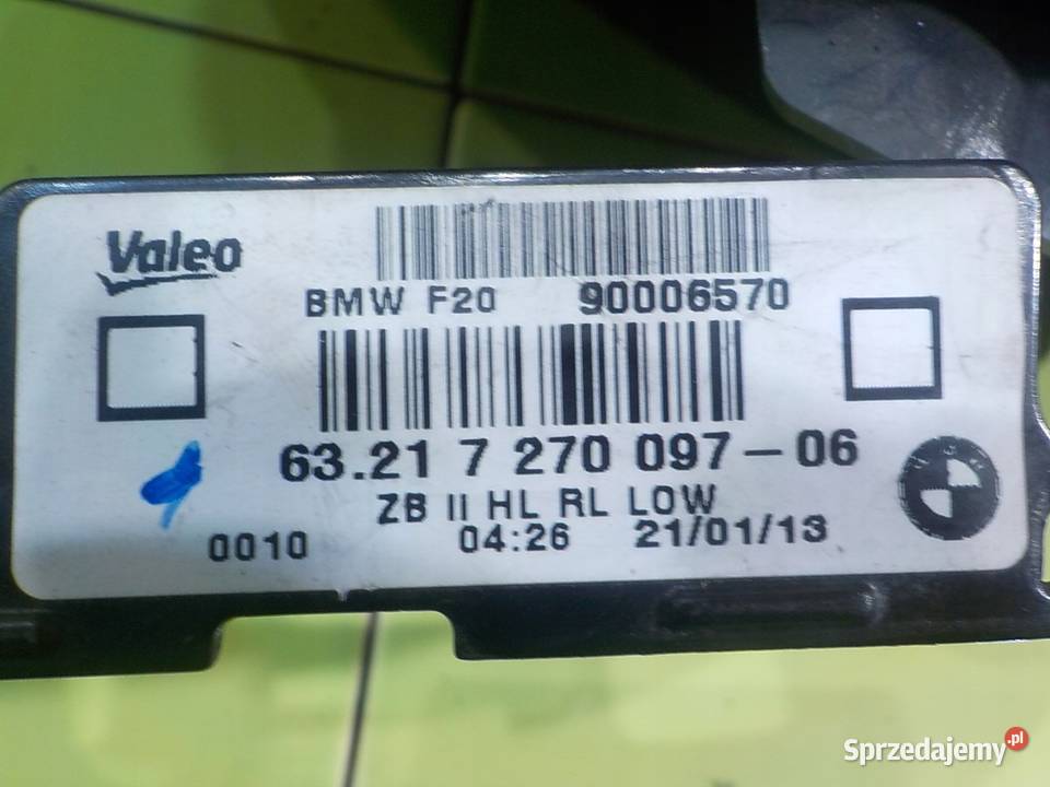 BMW 1 F21 13r 1115 HB 3D lampa lewa tyl osobowe Suków