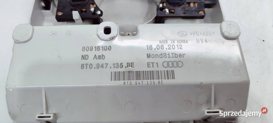 LAMPKA OŚWIETLENIA KABINY AUDI A4 B8 A5 8T Q5 8R Przystajń