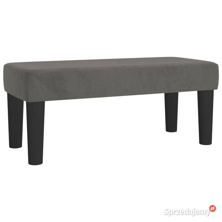 Łóżko kontynentalne z materacem ciemnoszary 80cm sprzedam