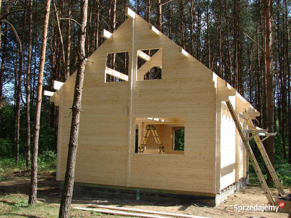 Konstrukcje domów z bali dowolne konfiguracje Warszawa sprzedam