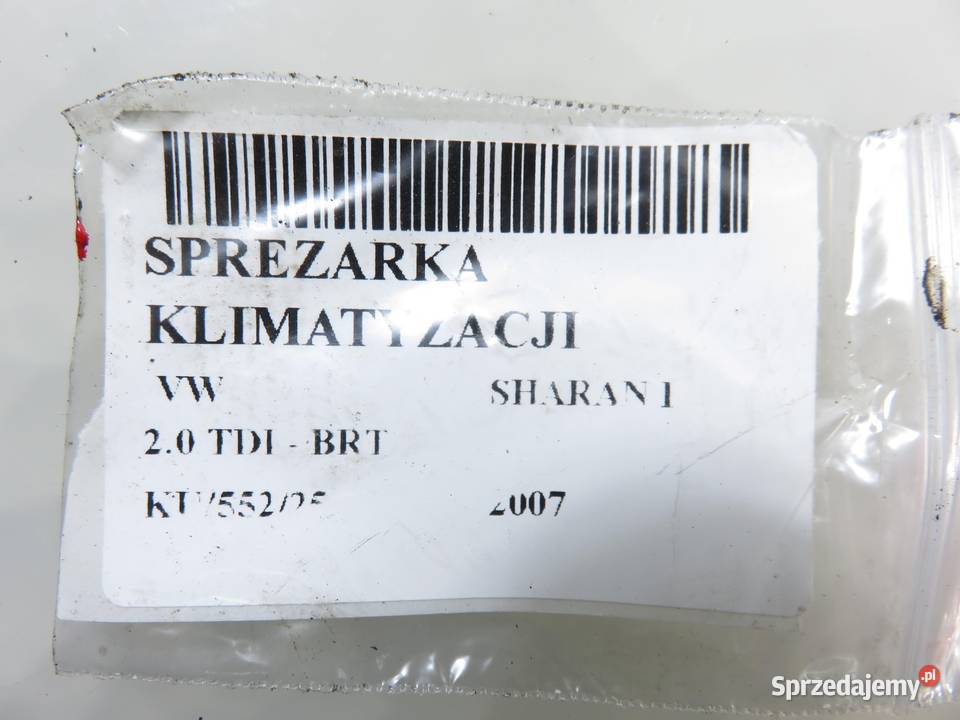 KOMPRESOR KLIMATYZACJI VW SHARAN I 20 TDI BRT osobowe